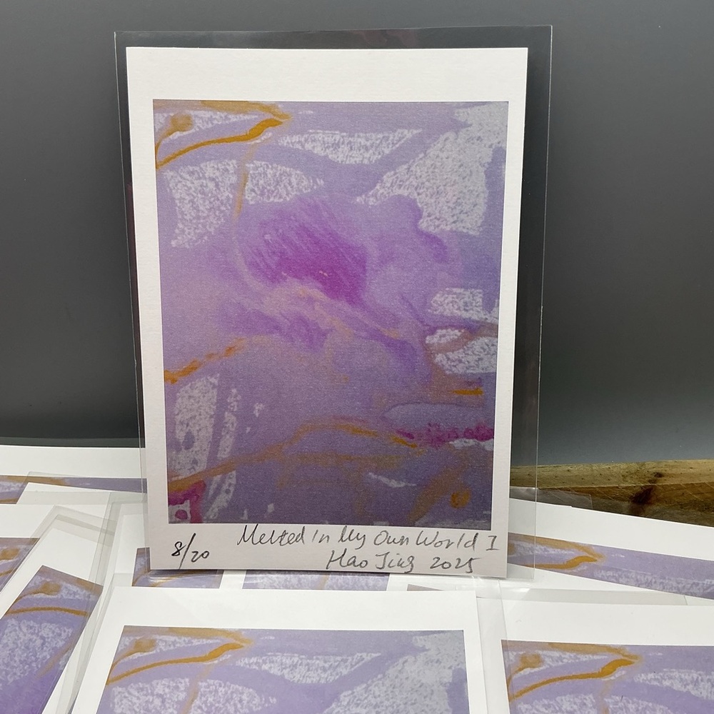 Abstract Purple Art Print No.6